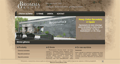 Desktop Screenshot of brommagranit.pl