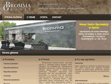 Tablet Screenshot of brommagranit.pl